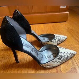 Sam Edelman D’Orsay pumps Never Worn 6.5 snakeskin